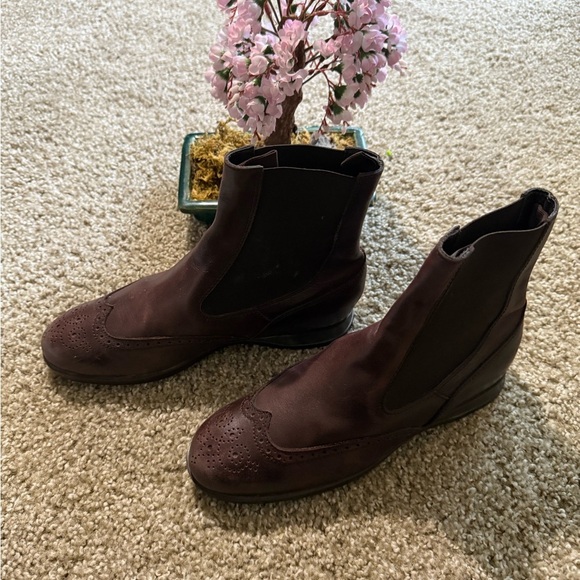 Hogan Dark Brown Ankle Boots - Picture 1 of 9